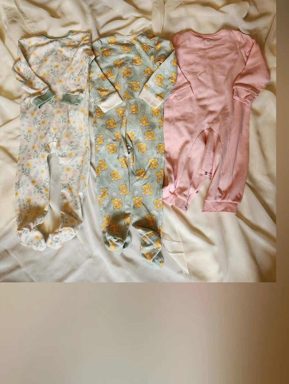 Lot of 9-12M Footies Footless Sleepers Halo Sleep Sack Baby Girl Disney Carter's